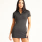 Charcoal Dress with Collar Detail