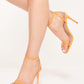 Orange Strap Detail Sandal